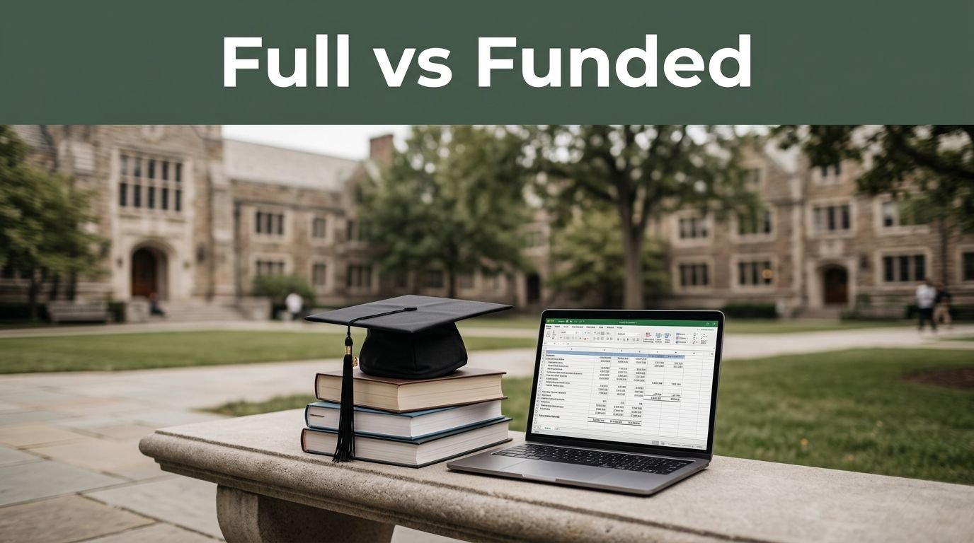 Full Tuition Scholarships vs Fully Funded Scholarships: What You Really Get