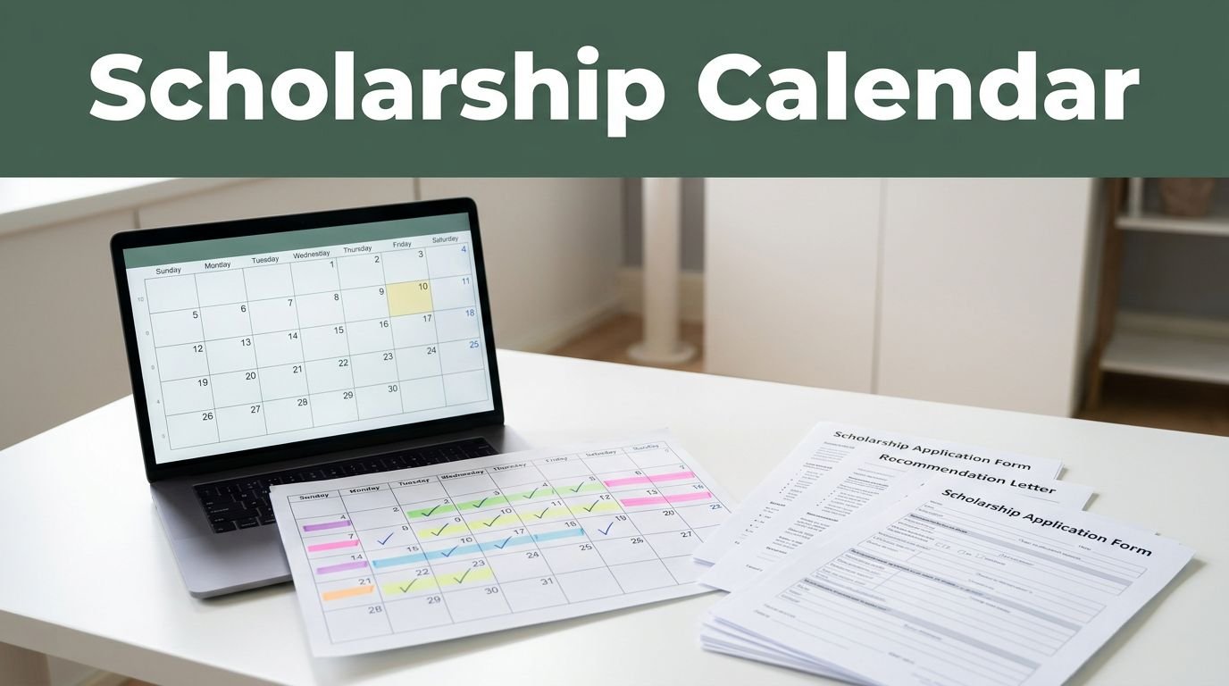 How to Build a Scholarship Application Calendar That Works