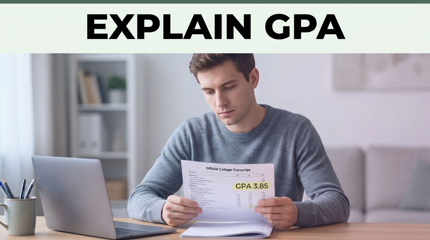 How to Explain a Low GPA in Scholarship Applications