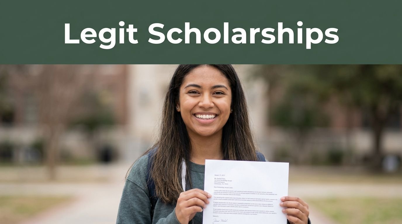 How to Tell if a Scholarship Is Legitimate Before You Apply