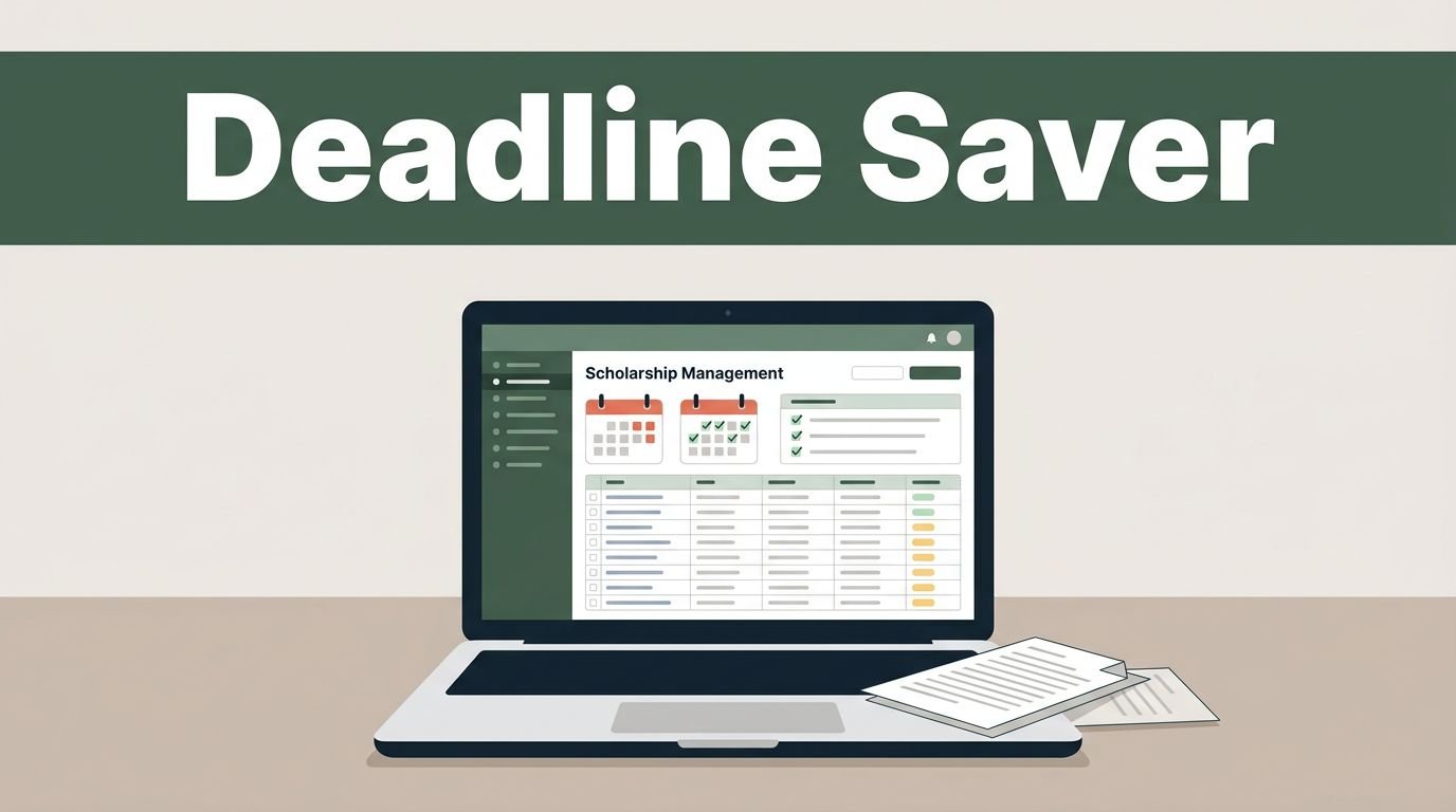 How to Use Scholarship Management Software to Stop Missing Deadlines