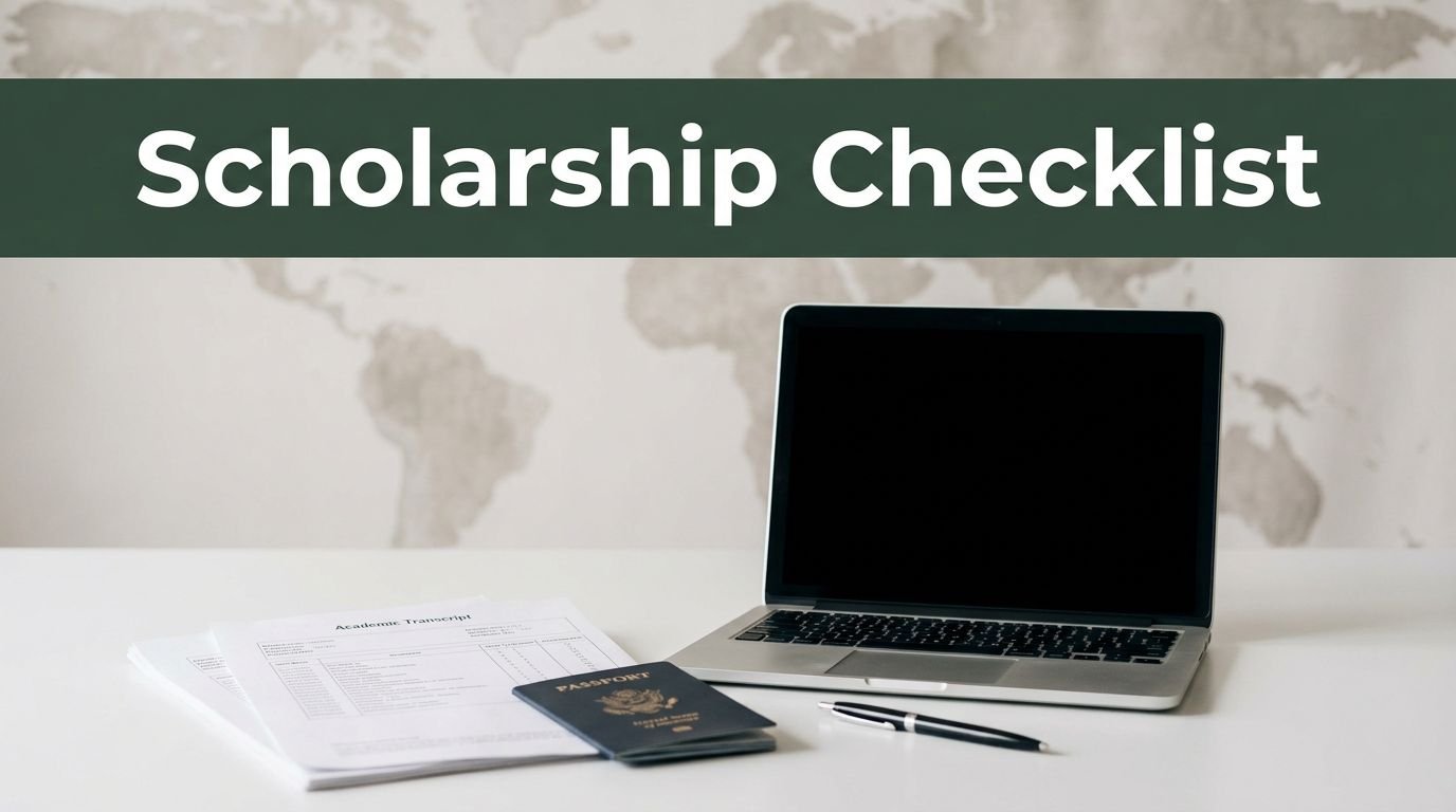 International Student Scholarships: A Practical Application Checklist