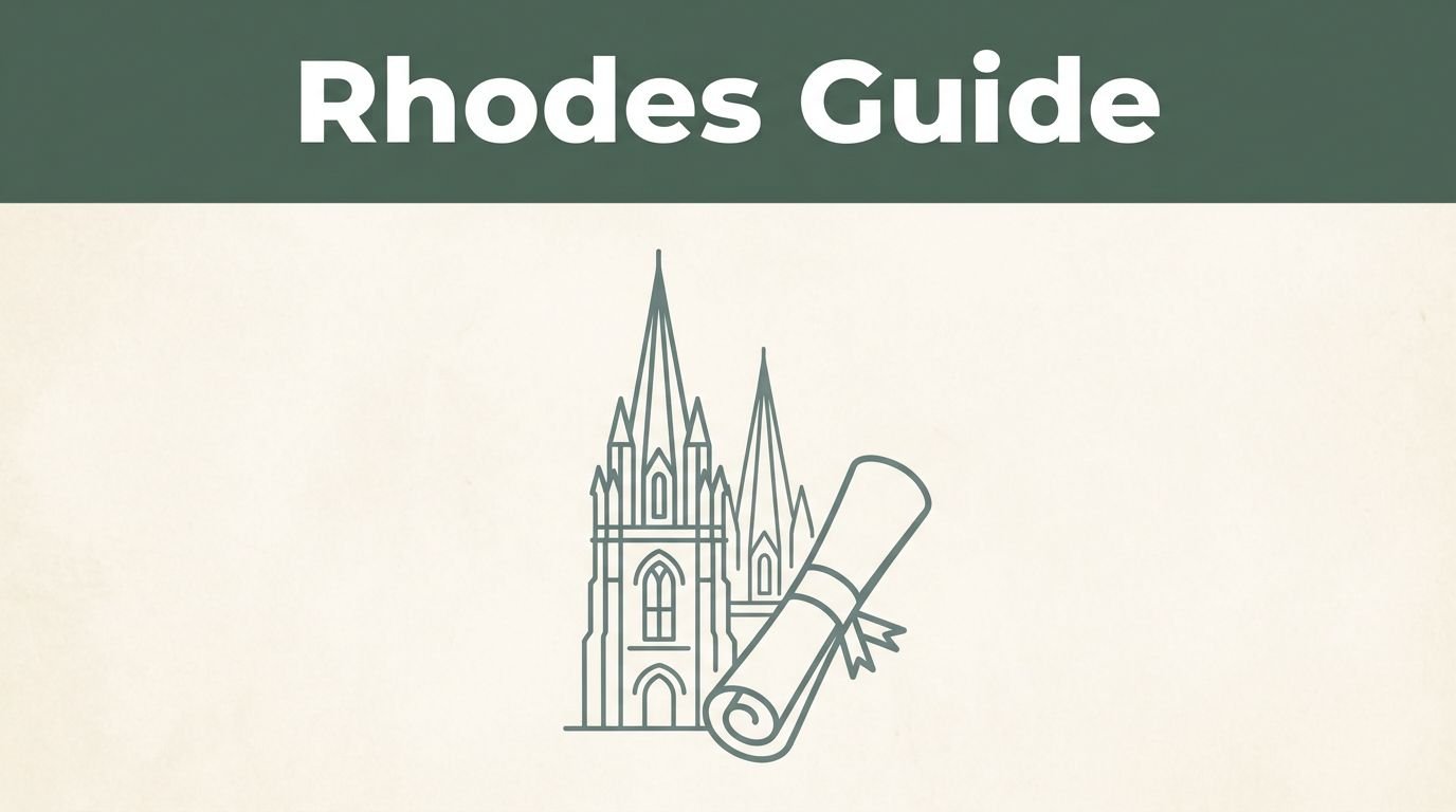 Rhodes Scholarship Application Guide for International Students