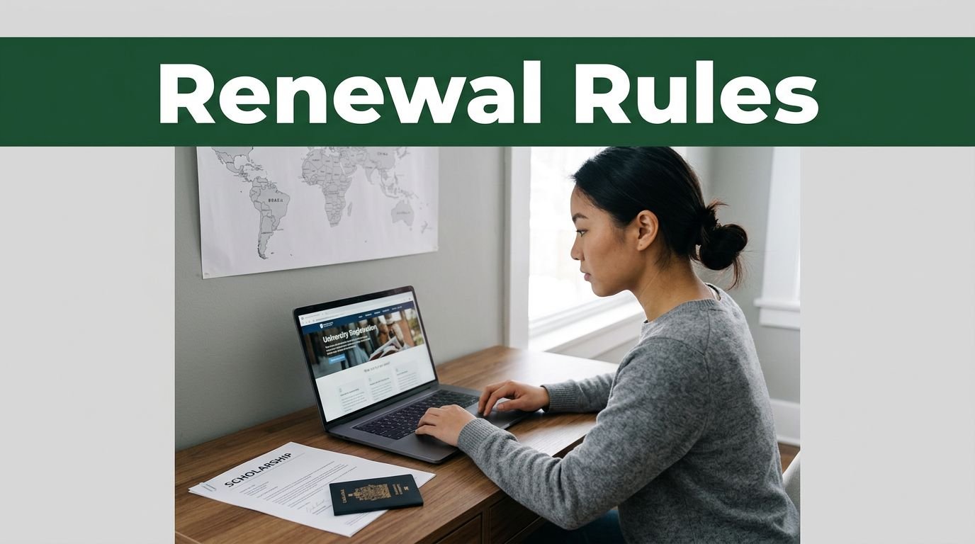 Scholarship Renewal Rules for International Students