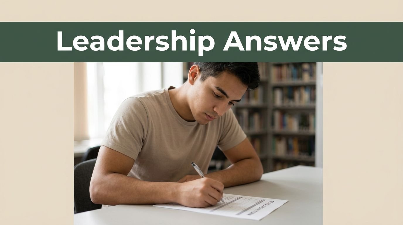 How to Answer Scholarship Leadership Questions