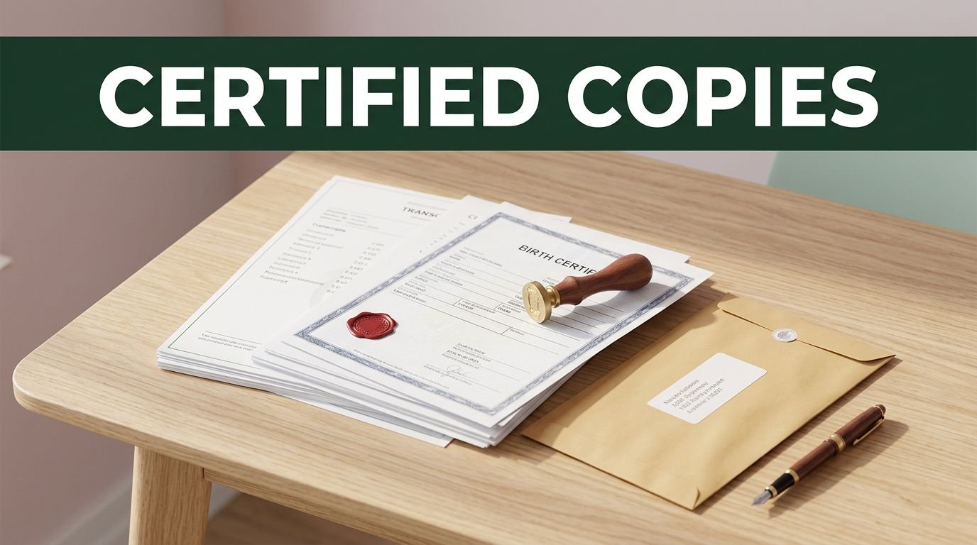 How to Get Certified Copies for Scholarship Applications