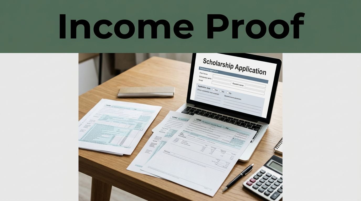 How to Prepare Proof of Income for Scholarship Applications