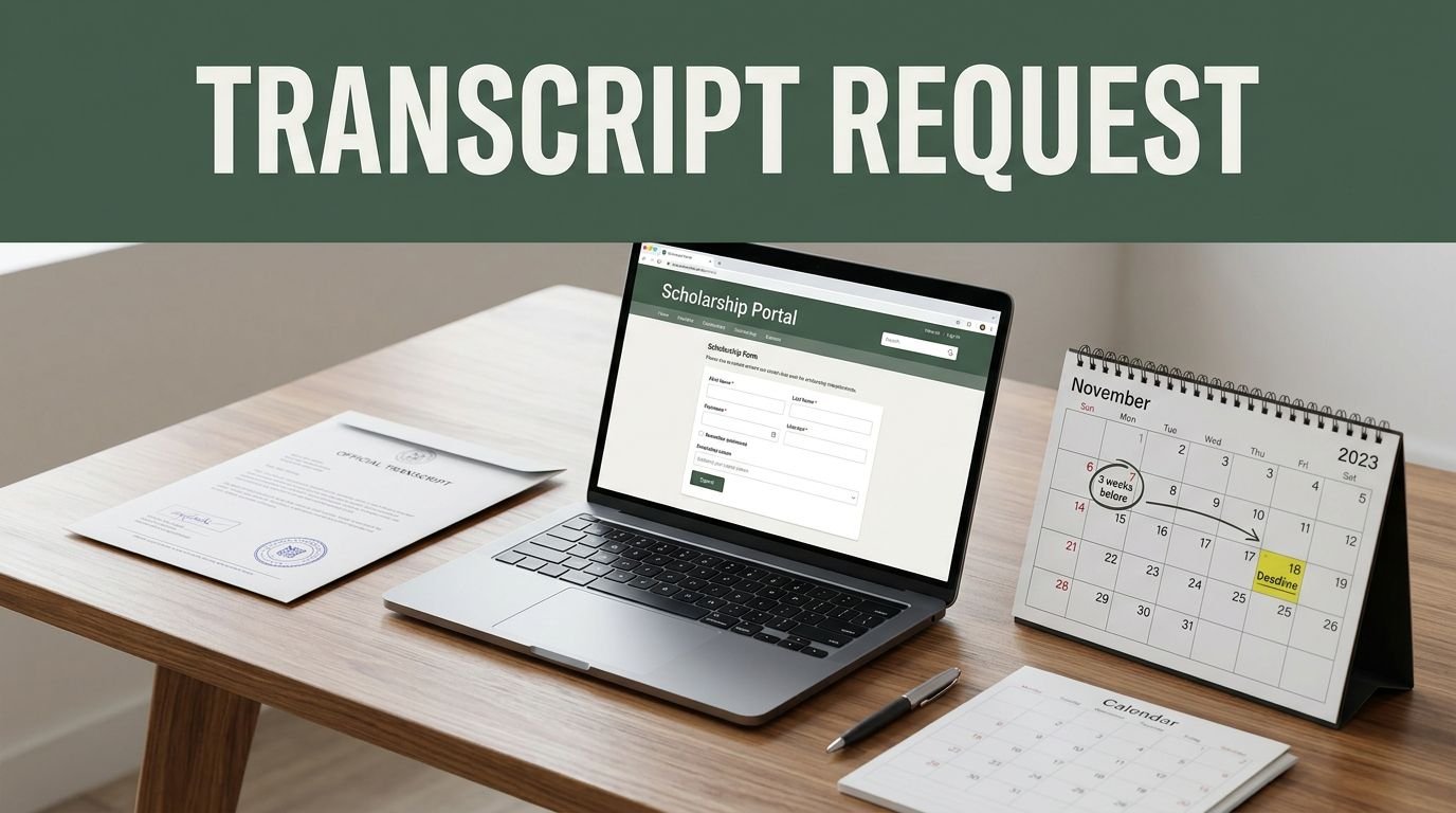 How to Request Official Transcripts for Scholarship Applications