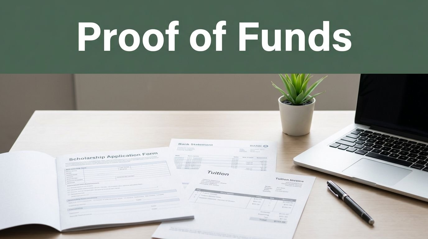 Proof of Funds Requirements for Scholarship Applications: Documents, Amounts, and Submission Rules