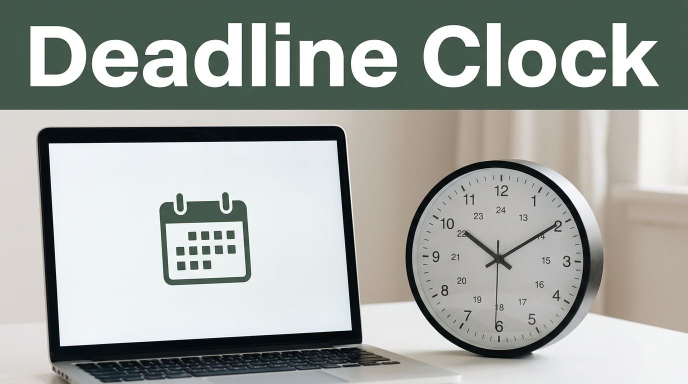 Scholarship Deadline Time Zones and Cutoff Times