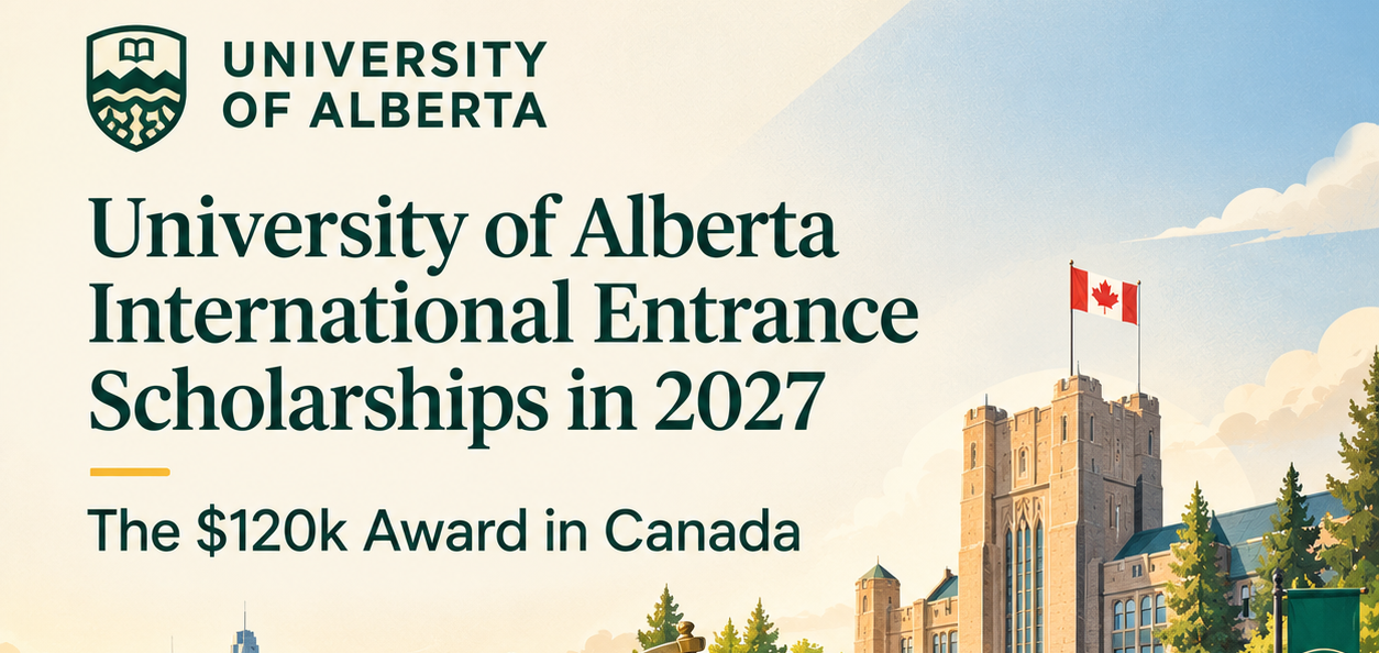 University of Alberta international entrance scholarships